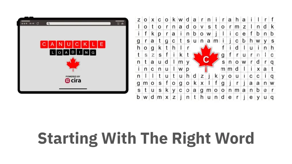 Starting with the Right Word