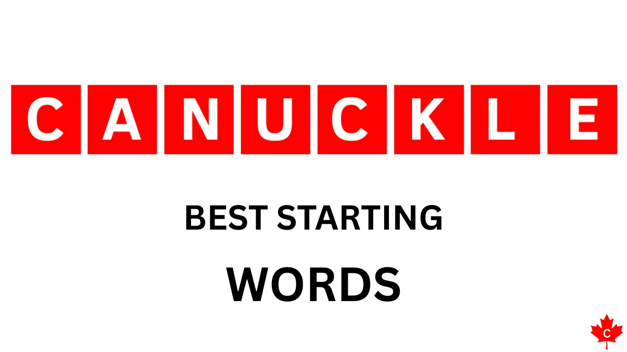 best starting words for canuckle